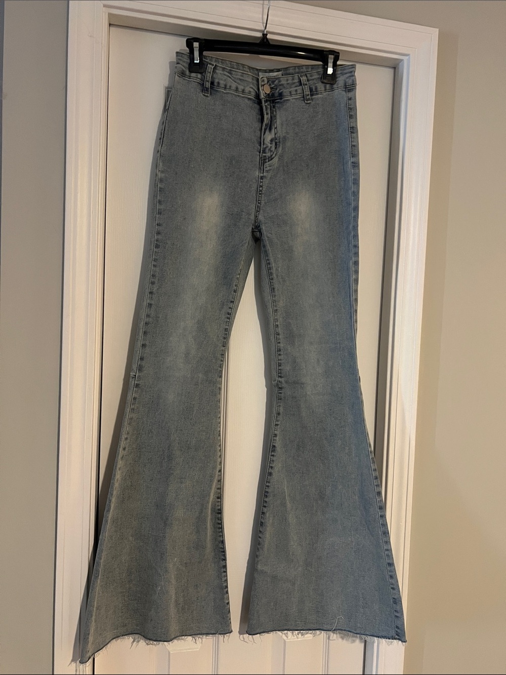Lavender J Light Wash Flare Jeans